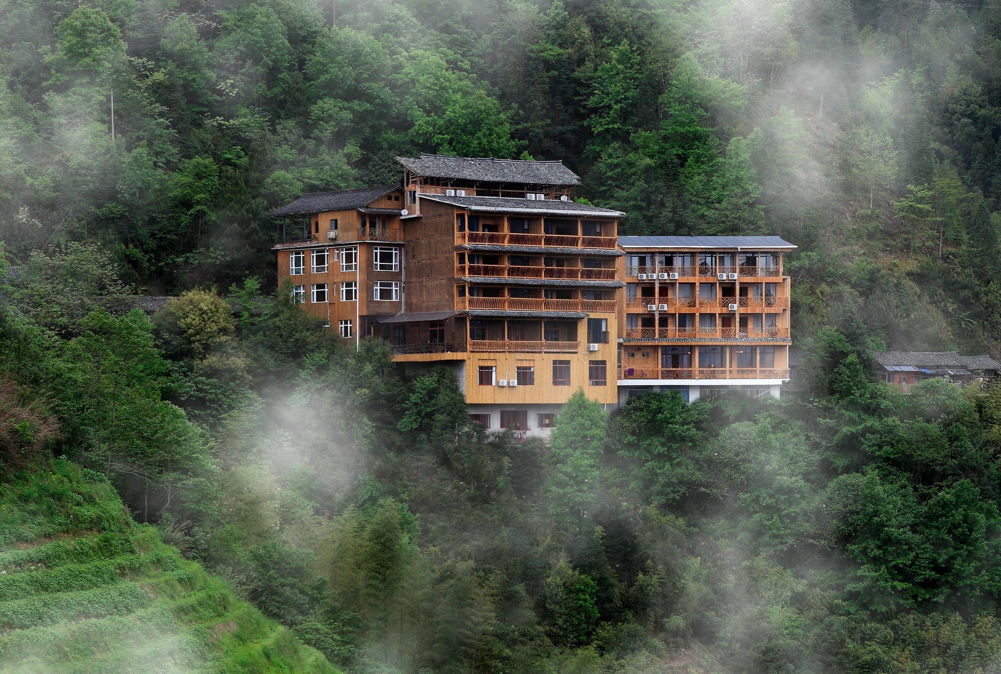 Baike Boutique Hotel Longsheng Exterior foto